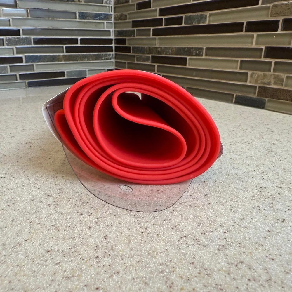 NEW Frywall 10 Inch Silicone Splatter Guard Red Medium for 10